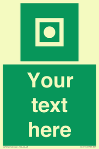 Custom sign safe condition Shipboard general alarm